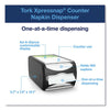 Tork Xpressnap Counter Dispenser, 7.5 x 12.1 x 5.7, Black Napkin Dispensers - Office Ready