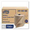 Tork® Matic® Hardwound Roll Towel, 1-Ply, 7.7" x 700 ft, Natural, 857/Roll, 6 Rolls/Carton Hardwound Paper Towel Rolls - Office Ready