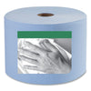 Tork® Heavy-Duty Paper Wiper, 1-Ply, 11.1" x 800 ft, Blue Hardwound Paper Towel Rolls - Office Ready