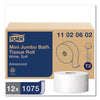 Tork® Advanced Jumbo Bath Tissue, Septic Safe, 2-Ply, White, 3.48" x 751 ft, 12 Rolls/Carton JRT Roll Bath Tissues - Office Ready