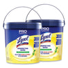 LYSOL® Professional Disinfecting Wipe Bucket, 1-Ply, 6 x 8, Lemon and Lime Blossom, White, 800 Wipes/Bucket, 2 Buckets/Carton Cleaner/Detergent Wet Wipes - Office Ready