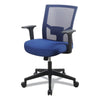 Workspace by Alera® Mesh Back Fabric Task Chair, Supports Up to 275 lb, 17.32" to 21.1" Seat Height, Navy Seat, Navy Back Chairs/Stools-Office Chairs - Office Ready