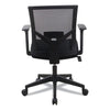 Workspace by Alera® Mesh Back Fabric Task Chair, Supports Up to 275 lb, 17.32" to 21.1" Seat Height, Black Seat, Black Back Chairs/Stools-Office Chairs - Office Ready