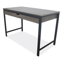 Workspace by Alera® Modern Writing Desk, 47.24" x 23.62" x 29.92", Gray