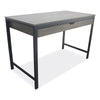 Workspace by Alera® Modern Writing Desk, 47.24" x 23.62" x 29.92", Gray Desks-Desk Tables - Office Ready
