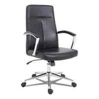 Alera® Workspace by Alera® Leather Task Chair, Supports Up to 275 lb, 18.19
