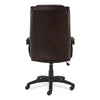 Alera® Brosna Series Mid-Back Task Chair, Supports Up to 250 lb, 18.15" to 21.77" Seat Height, Brown Seat/Back, Brown Base Chairs/Stools-Office Chairs - Office Ready