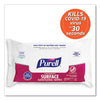 PURELL® Foodservice Surface Sanitizing Wipes, 1-Ply, 7.4 x 9, Fragrance-Free, White, 72/Pouch, 12 Pouches/Carton Cleaner/Detergent Wet Wipes - Office Ready