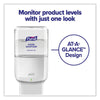 PURELL® ES6 Touch Free Hand Sanitizer Dispenser, 1,200 mL, 5.25 x 8.56 x 12.13, White Automatic Hand Cleaner Dispensers - Office Ready