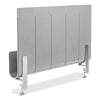 deflecto® Oasis Privacy Panel, 24 x 2.7 x 16.36, Gray Furniture Hardware & Accessories-Workstation Privacy Panels - Office Ready