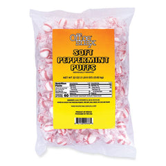 Office Snax® Candy Assortments, Soft Peppermint Puffs, 22 oz Bag