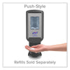 PURELL® CS4 Hand Sanitizer Dispenser, 1,200 mL, 4.88 x 8.19 x 11.38, Graphite Manual Hand Cleaner Dispensers - Office Ready