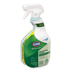 Clorox® Clorox Pro™ EcoClean™ Disinfecting Cleaner, Unscented, 32 oz Spray Bottle, 9/Carton