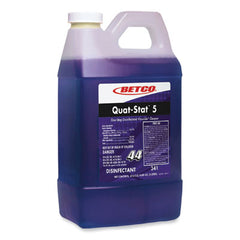 Betco® Quat-Stat™ 5 Disinfectant, Lavender Scent, 2 L Bottle, 4/Carton