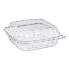 Dart?« ClearSeal?« Hinged-Lid Plastic Containers, 8.22w x 3.02h, Clear, Plastic, 250/Carton