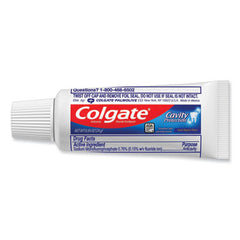 Colgate® Fluoride Toothpaste, Personal Sized, Personal Size, 0.85 oz Tube, Unboxed, 240/Carton
