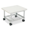 Safco® Underdesk Printer/Fax Stand, Engineered Wood, 2 Shelves, 19" x 16" x 13.5", Gray Office/Machine Carts - Office Ready