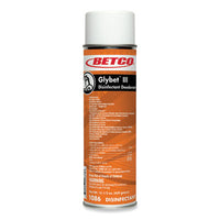 Betco® Glybet III Disinfectant, Citrus Bouquet Scent, 15.5 oz Aerosol Spray, 12/Carton Cleaners & Detergents-Disinfectant/Cleaner - Office Ready