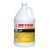 Betco® pH7 Floor Cleaner, Lemon Scent, 1 gal Bottle, 4/Carton Floor Cleaners/Degreasers - Office Ready