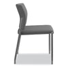 HON® Accommodate® Series Guest Chair, Fabric Upholstery, 23.5" x 22.25" x 31.5", Black Seat/Back, Textured Black Base, 2/Carton Guest & Reception Chairs - Office Ready