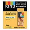 KIND Nuts and Spices Bar, Honey Roasted Nuts/Sea Salt, 1.4 oz Bar, 12/Box Nutrition Bars - Office Ready