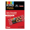 KIND Minis, Dark Chocolate Cherry Cashew, 0.7 oz, 10/Pack Nutrition Bars - Office Ready