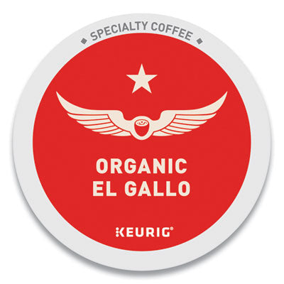 Intelligentsia El Gallo Organic Coffee K-Cups®, Light Roast, 20/Box Coffee K-Cups - Office Ready