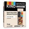 KIND Fruit and Nut Bars, Dark Chocolate Almond and Coconut, 1.4 oz Bar, 12/Box Nutrition Bars - Office Ready
