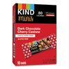 KIND Minis, Dark Chocolate Cherry Cashew, 0.7 oz, 10/Pack Nutrition Bars - Office Ready