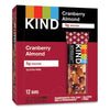 KIND Plus Nutrition Boost Bars, Cranberry Almond and Antioxidants, 1.4 oz, 12/Box Nutrition Bars - Office Ready