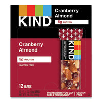 KIND Plus Nutrition Boost Bars, Cranberry Almond and Antioxidants, 1.4 oz, 12/Box Nutrition Bars - Office Ready