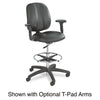 Safco® Apprentice II Extended-Height Chair, Supports Up to 250 lb, 22" to 32" Seat Height, Black Drafting & Task Stools - Office Ready