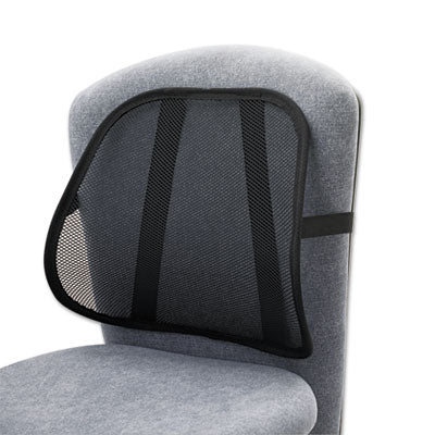 Safco® Mesh Backrest, 17.5 x 3 x 15, Black Back Supports-Seat Cushions & Backrests - Office Ready