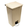 Rubbermaid?« Commercial Step-On Receptacle, 23 gal, Polyethylene, Beige Indoor All-Purpose Waste Bins - Office Ready