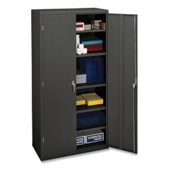 HON® Brigade® Assembled Storage Cabinet, 36w x 18.13d x 71.75h, Charcoal