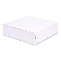 SCT® Bakery Boxes, Standard, 9 x 9 x 2.5, White, Paper, 250/Carton Bakery Food Containers - Office Ready