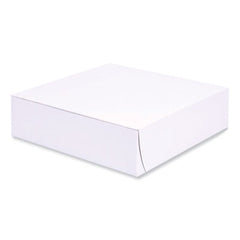 SCT® Bakery Boxes, Standard, 9 x 9 x 2.5, White, Paper, 250/Carton