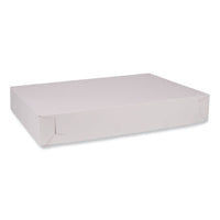 SCT® Bakery Boxes, Standard, 26 x 18.5 x 4, White, Paper, 50/Carton Bakery Food Containers - Office Ready