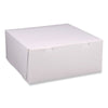 SCT® Bakery Boxes, Standard, 12 x 12 x 5, White, Paper, 100/Carton Bakery Food Containers - Office Ready
