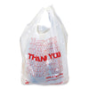 AmerCareRoyal® Thank You Bags, 11.5 x 6.5 x 21, White with Red Print, 1,000/Carton Retail Shopping Bags & Sacks - Office Ready