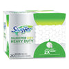 Swiffer® Heavy-Duty Dry Refill Cloths, 10.3 x 7.8, White, 20/Pack, 4 Packs/Carton Sweep Refills, Dry - Office Ready