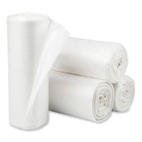 Pitt Plastics Eco Strong™ Plus Can Liners, 33 gal, 1 mil, 33 x 39, Natural, 150/Carton Reprocessed Waste Can Liners - Office Ready