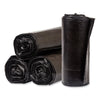 Pitt Plastics Eco Strong™ Plus Can Liners, 40 gal, 1.35 mil, 40 x 46 Black, 100/Carton Reprocessed Waste Can Liners - Office Ready