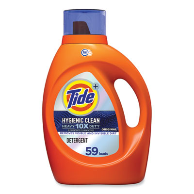 Tide® Hygienic Clean Heavy 10x Duty Liquid Laundry Detergent, Original, 92 oz Bottle Laundry Detergents - Office Ready