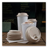 Dart® Fiber Lids for Paper Cups, ProPlanet Seal, Fits 10 oz to 24 oz Cups, Tan, 1,000/Carton Hot Cup Lids - Office Ready