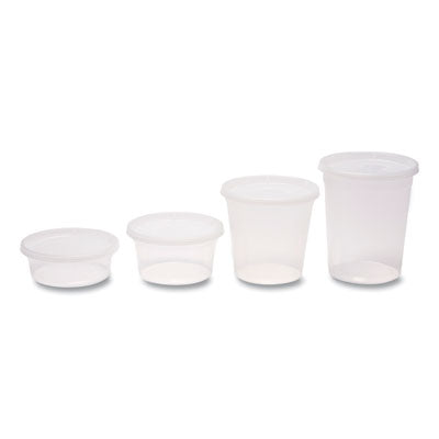 General Supply DELI16OZ Plastic Deli Containers, 16 Oz