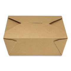 GEN Reclosable Kraft Take-Out Box, 48 oz, Paper, 300/Carton