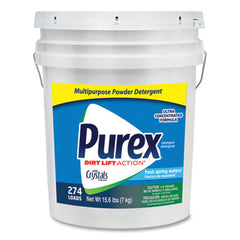 Purex® Ultra Dry Detergent, Fresh Spring Waters, Powder, 15.6 lb. Pail g Waters