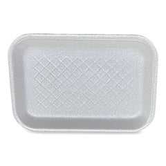 GEN Meat Trays, #2S, 8.5 x 6 x 0.7, White, 500/Carton