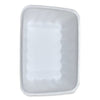 GEN Meat Trays, #42K, 8.75 x 6.32 x 2.25, White, 252/Carton Butcher Food Containers - Office Ready